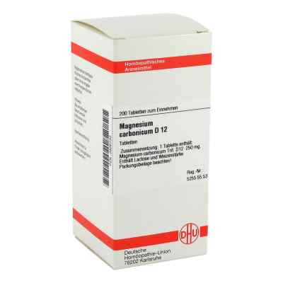 Magnesium Carbonicum D12 Tabletten 200 stk von DHU-Arzneimittel GmbH & Co. KG PZN 02926730