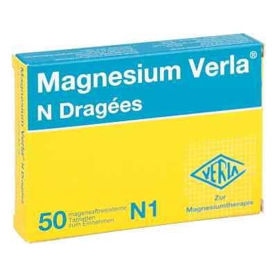 Magnesium Verla N Dragees 50 stk von Verla-Pharm Arzneimittel GmbH &  PZN 03554928