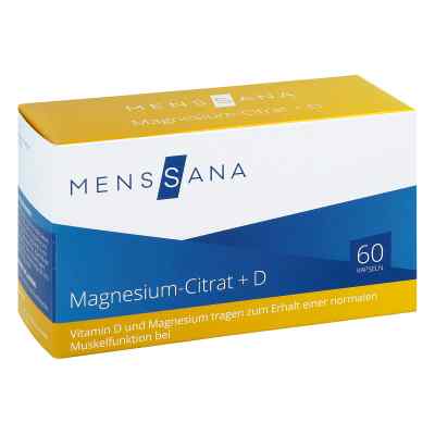 Magnesiumcitrat+d Menssana Kapseln 60 stk von C. Hedenkamp GmbH & Co. KG PZN 11161628