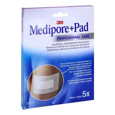 Medipore + Pad 3m 10x10cm 3566np Pflaster 5 stk von Solventum Germany GmbH PZN 07194800