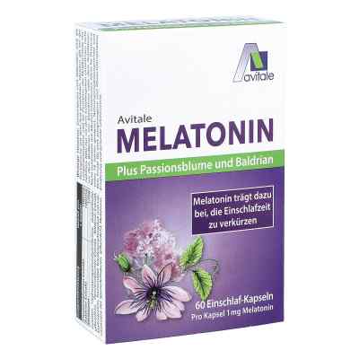 Melatonin+Passionsblume+Baldrian Kapseln 60 stk von Avitale GmbH PZN 18060273