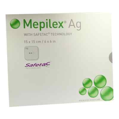 Mepilex Ag Verband 15x15cm steril 5 stk von Mölnlycke Health Care GmbH PZN 02227274