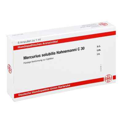 Mercurius Solubilis C30 Ampullen Hahnemanni 8X1 ml von DHU-Arzneimittel GmbH & Co. KG PZN 11707180