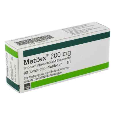 Metifex 200 Mg überzogene Tabletten 20 stk von CHEPLAPHARM Arzneimittel GmbH PZN 01934839