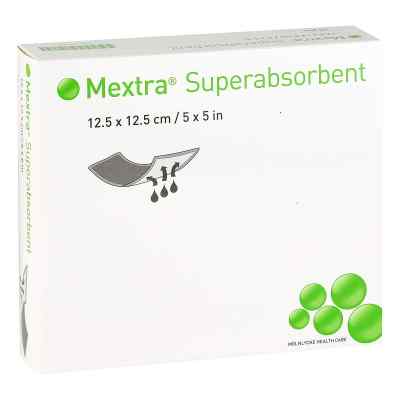 Mextra Superabsorbent Verband 12,5x12,5 cm 10 stk von Mölnlycke Health Care GmbH PZN 12513087