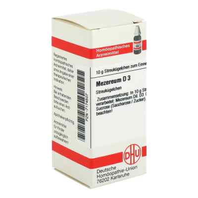 Mezereum D3 Globuli 10 g von DHU-Arzneimittel GmbH & Co. KG PZN 07174507