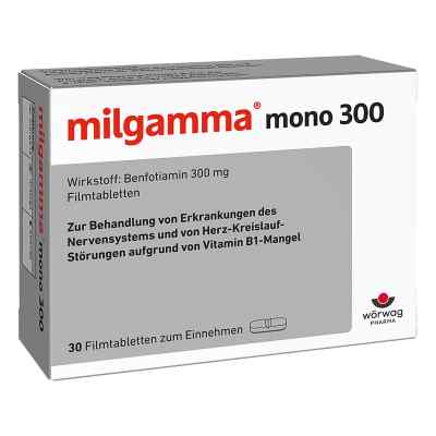 Milgamma mono 300 Filmtabletten 30 stk von Wörwag Pharma GmbH & Co. KG PZN 04002148