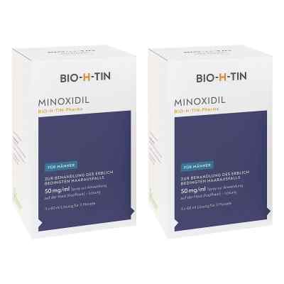 Minoxidil BIO-H-TIN-Pharma 50mg/ml Männer 2x3X60 ml von Dr. Pfleger Arzneimittel GmbH PZN 08104511