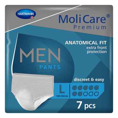 Molicare Premium Men Pants 7 Tropfen L 7 stk von PAUL HARTMANN AG PZN 14022488