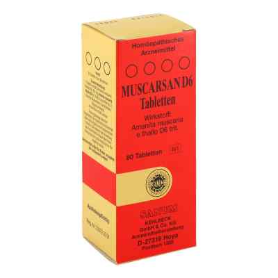 Muscarsan D6 Tabletten 80 stk von SANUM-KEHLBECK GmbH & Co. KG PZN 00572015