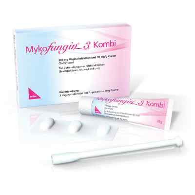 Mykofungin 3 Kombi 200 mg Vaginaltab.+10 mg/g Cre. 1 Pck von MIBE GmbH Arzneimittel PZN 13832268
