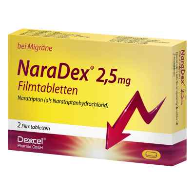 NaraDex 2,5mg 2 stk von Dexcel Pharma GmbH PZN 11311482