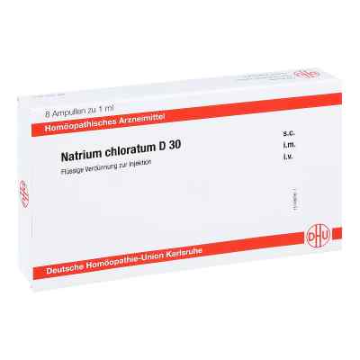Natrium Chloratum D30 Ampullen 8X1 ml von DHU-Arzneimittel GmbH & Co. KG PZN 11707381