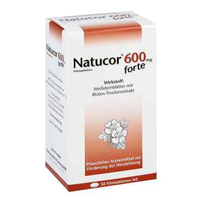 Natucor 600mg forte 50 stk von Rodisma-Med Pharma GmbH PZN 04165293