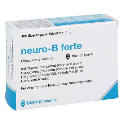 Neuro B forte biomo Neu überzogene Tabletten 100 stk von biomo pharma GmbH PZN 11646449
