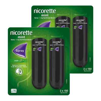 Nicorette Mint Spray 1 mg/Sprühstoss 2 x 2 stk von  PZN 08101510