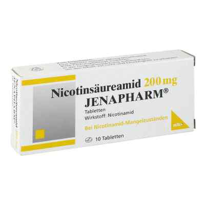Nicotinsäureamid 200 mg Jenapharm Tabletten 10 stk von axicorp Pharma GmbH PZN 04019120