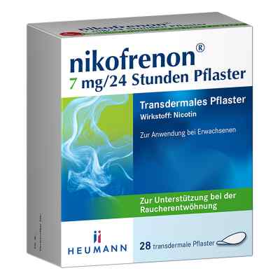Nikofrenon 7mg 24std Pflaster 28 stk von HEUMANN PHARMA GmbH & Co. Generi PZN 15993225