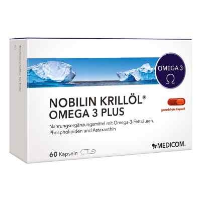 Nobilin Krillöl Omega 3 Plus Kapseln 60 stk von Medicom Pharma GmbH PZN 06404543