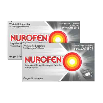 Nurofen Ibuprofen 400mg 2x24 stk von  PZN 08100051