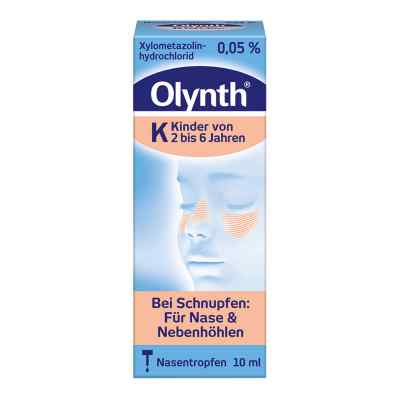 Olynth 0,05 % Schnupfen Lösung für Kinder von 2 bis 6 Jahren 10 ml von Johnson & Johnson GmbH (OTC) PZN 02186428
