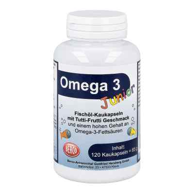 Omega 3 Junior Berco Kaukapseln 120 stk von Berco-ARZNEIMITTEL PZN 10329066