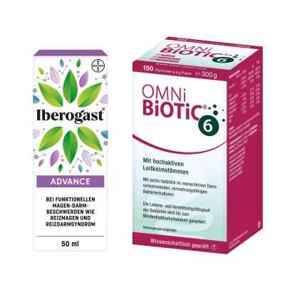 Omni Biotic 6 und Iberogast ADVANCE 1 stk von  PZN 08101256
