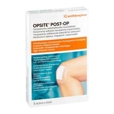 Opsite Post Op 6,5x5cm Verband 5 stk von Smith & Nephew GmbH PZN 00081702
