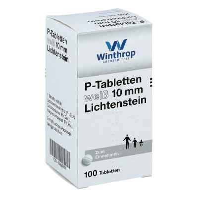 P Tabletten weiss 10 mm