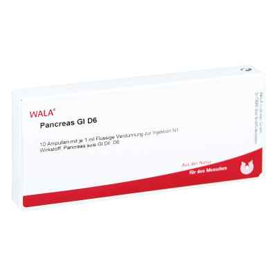 Pancreas Gl D6 Ampullen 10X1 ml von WALA Heilmittel GmbH PZN 02829429