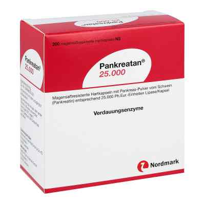 Pankreatan 25000 200 stk von NORDMARK Arzneimittel GmbH & Co. PZN 06890041