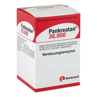 Pankreatan 36000 100 stk von NORDMARK Arzneimittel GmbH & Co. PZN 07322132