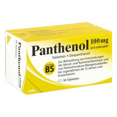 Panthenol 100 mg Jenapharm Tabletten 50 stk von MIBE GmbH Arzneimittel PZN 06150829