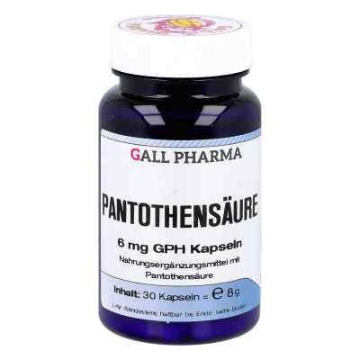 Pantothensäure 6 mg Gph Kapseln