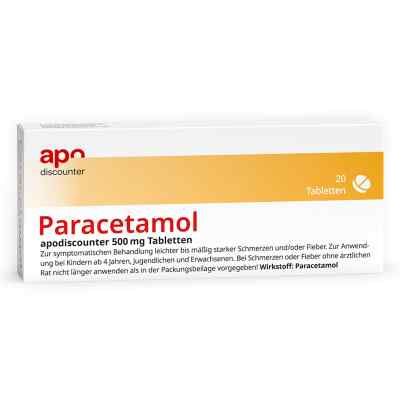Paracetamol 500 mg von apodiscounter
