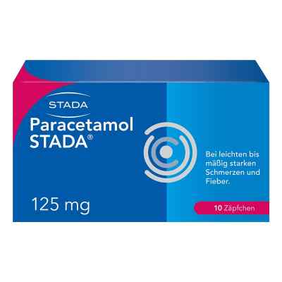Paracetamol STADA 125mg Zäpfchen 10 stk von STADA GmbH PZN 03798429