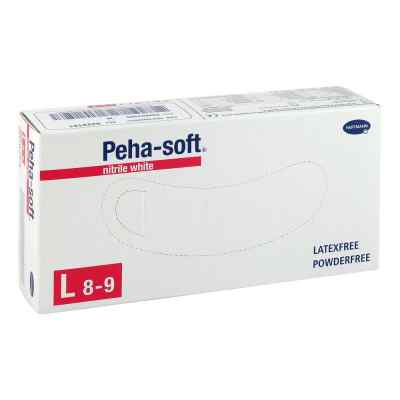 Peha Soft nitrile white Unt.hands. pud.fr. unsteril L