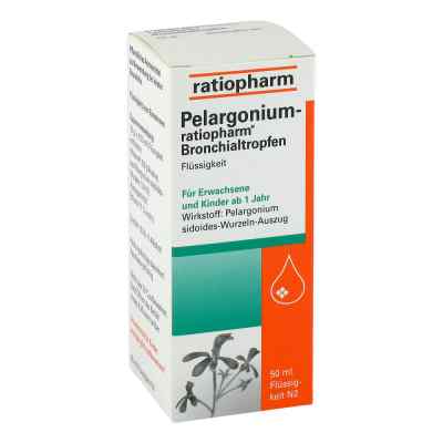 Pelargonium-ratiopharm Bronchialtropfen 50 ml von ratiopharm GmbH PZN 10128296