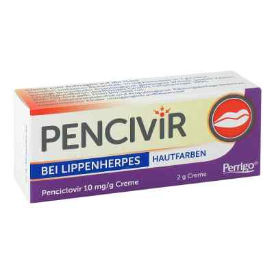 Pencivir bei Lippenherpes Creme hautfarben 1% 2 g von Perrigo Deutschland GmbH PZN 14029757