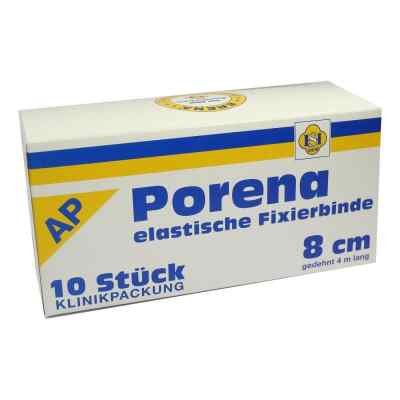 Porena elastische Mullbinde 8 cm weiss ohne Cello