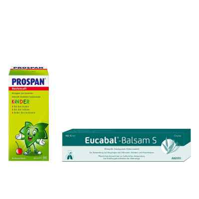 Prospan Hustensaft für Kinder 100 ml + Eucabal Balsam S 50 ml