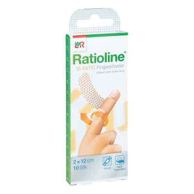 Ratioline elastic Fingerverband 2x12 cm 10 stk von Lohmann & Rauscher GmbH & Co.KG PZN 01805349