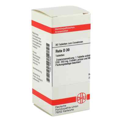 Ruta D30 Tabletten 80 stk von DHU-Arzneimittel GmbH & Co. KG PZN 02803430