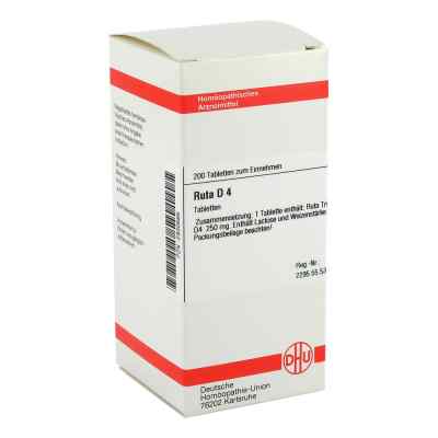 Ruta D4 Tabletten 200 stk von DHU-Arzneimittel GmbH & Co. KG PZN 02930565