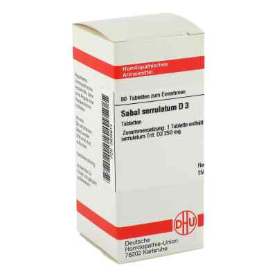 Sabal Serrul. D3 Tabletten 80 stk von DHU-Arzneimittel GmbH & Co. KG PZN 02635613