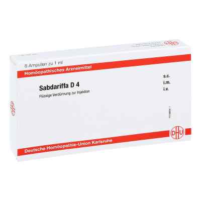 Sabdariffa D4 Ampullen 8X1 ml von DHU-Arzneimittel GmbH & Co. KG PZN 11708038