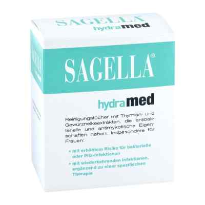 Sagella hydramed Intimwaschlotion Tücher 10 stk von Mylan Healthcare GmbH PZN 10123672