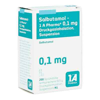 Salbutamol-1A Pharma 0,1mg Druckgasinhalation, Suspension 1 stk von 1 A Pharma GmbH PZN 05391873