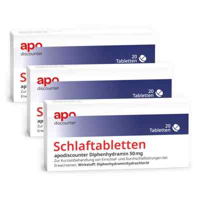 Schlaftabletten Diphenhydramin 50 mg von apodiscounter