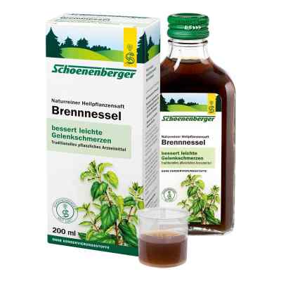 Schoenenberger Naturreiner Heilpflanzensaft Brennnessel 200 ml von SALUS Pharma GmbH PZN 00692096